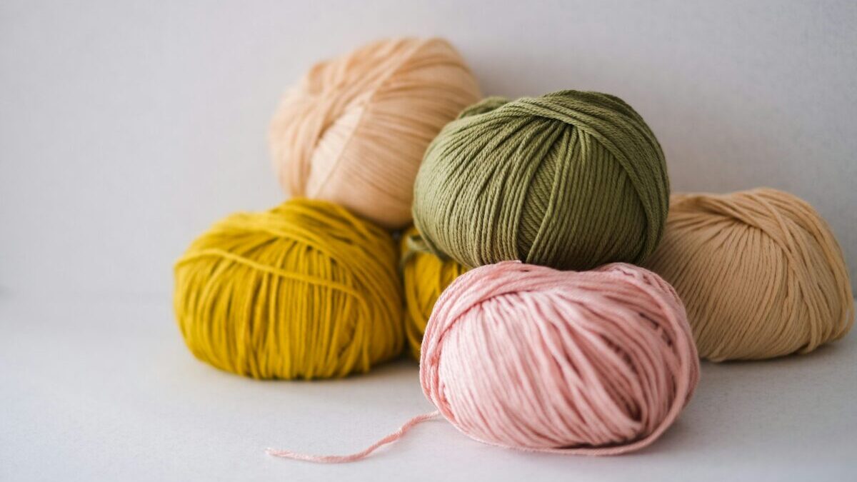 a group of yarn